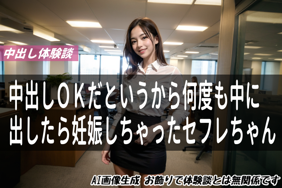 中出しＯＫだというから何度も中に出したら妊娠しちゃったセフレちゃん